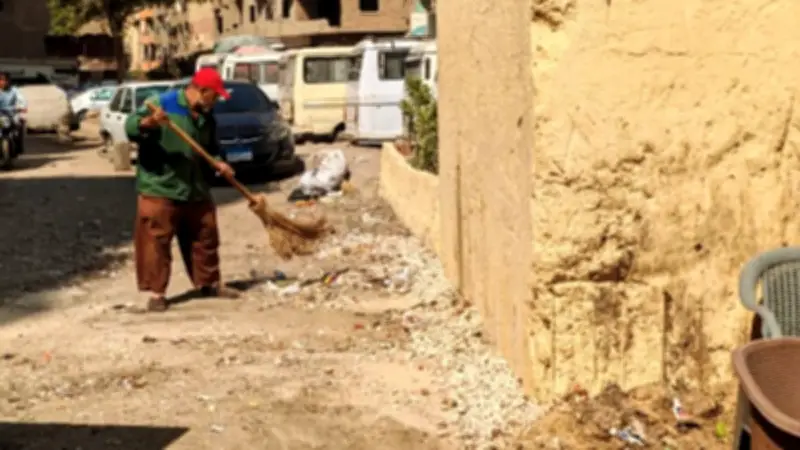 رفع تراكمات القمامة بمحيط دائري المنيب وشارع الشيمي ببولاق