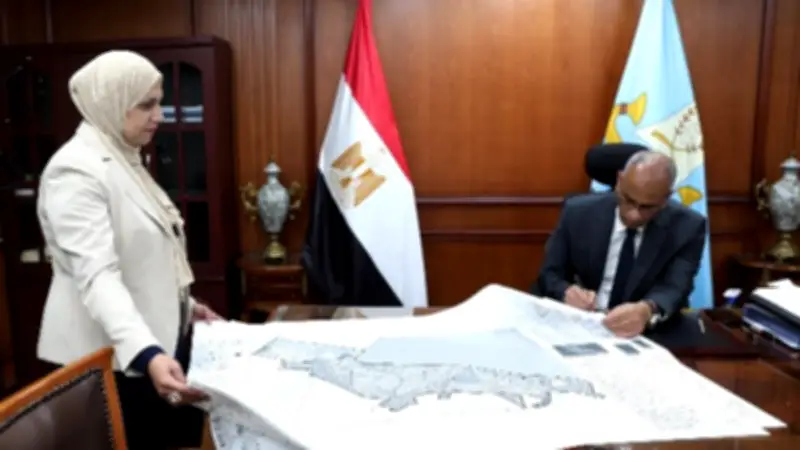 محافظ كفر الشيخ يعتمد المخطط التفصيلي لمدينة بلطيم لمواجهة البناء المخالف