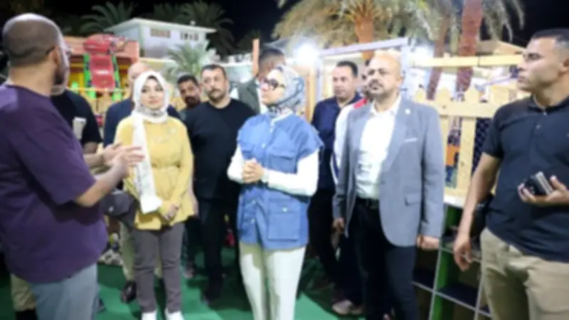 محافظ الوادي الجديد تتفقد جاهزية المتنزهات وساحات صلاة العيد