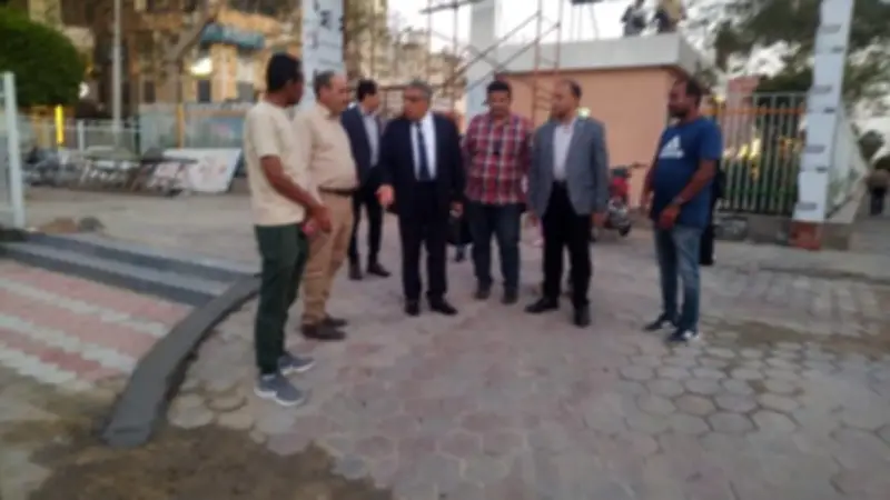 محافظ الدقهلية يتابع إنشاء حديقة جوهرة المنصورة استعداداً لعيد الأضحى