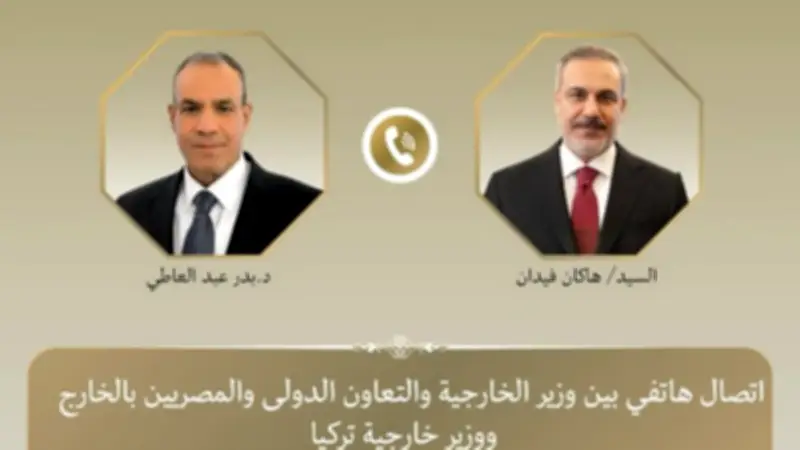 وزير الخارجية يبحث مع نظيره التركي جهود خفض التصعيد الإقليمي