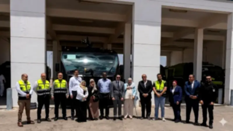 وفد من الإيكاو يجري تقييماً فنياً لتحديث منظومة الحرائق بمطار الإسكندرية