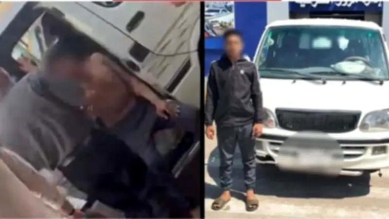 ضبط سائق ميكروباص اعتدى على المواطنين في موقف بالشرقية