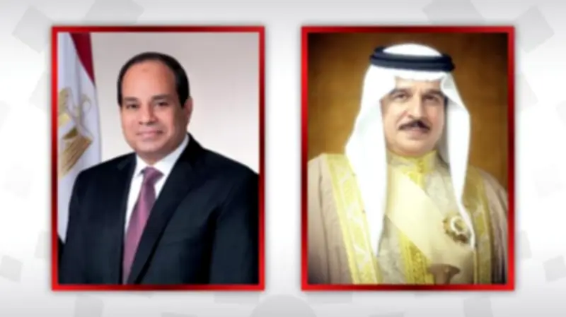 الرئيس السيسي يتلقى تهنئة ملك البحرين بعيد الأضحى ويشدد على تعزيز العلاقات