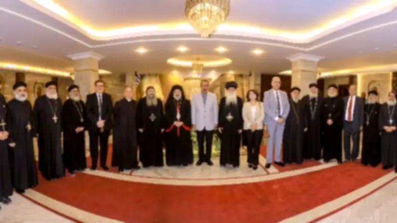 محافظ سوهاج يستقبل الأساقفة والمطارنة للتهنئة بعيد الأضحى