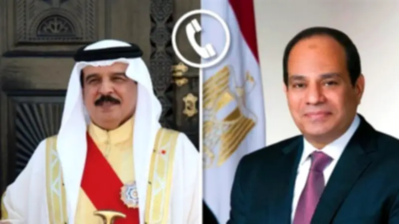 السيسي وملك البحرين يؤكدان عمق العلاقات وتعزيز التعاون المشترك