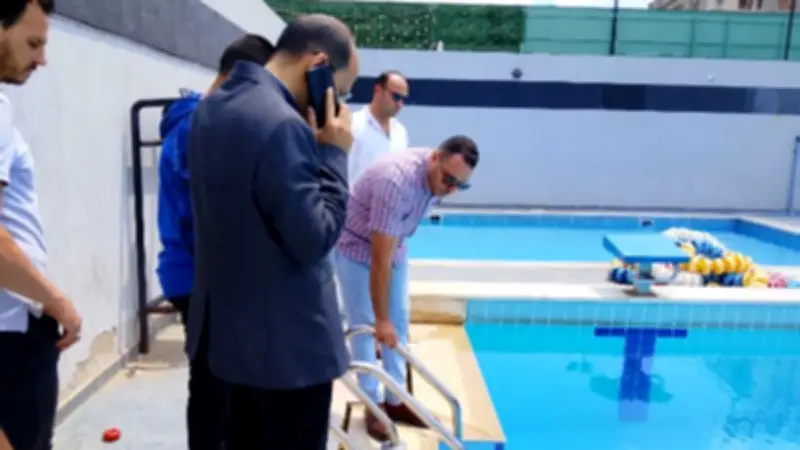 حملة تفتيش موسعة على حمامات السباحة بكفر الشيخ استعدادًا للعيد