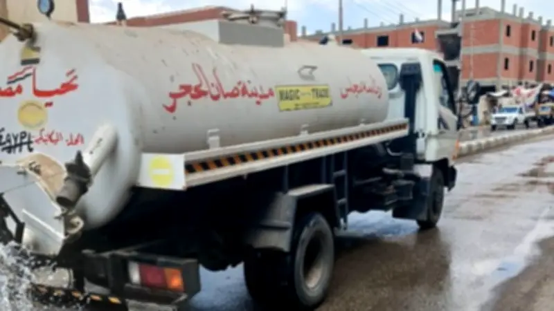 حملات مكثفة لرفع كفاءة النظافة والتجميل بمراكز الشرقية استعداداً للعيد