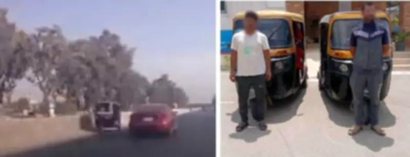 القبض على سائقي توك توك تسببا في إحداث تلفيات بسيارة ملاكي بالإسماعيلية
