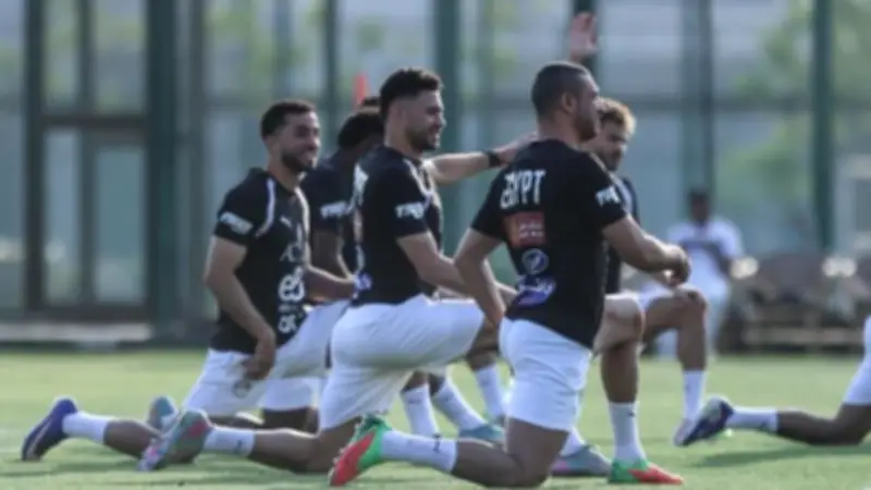 شاهد لقطات من تدريبات منتخب مصر استعدادًا لودية روسيا