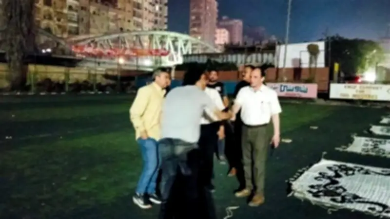 الدقهلية تزين ساحات العيد بشلالات البالونات لاستقبال المصلين
