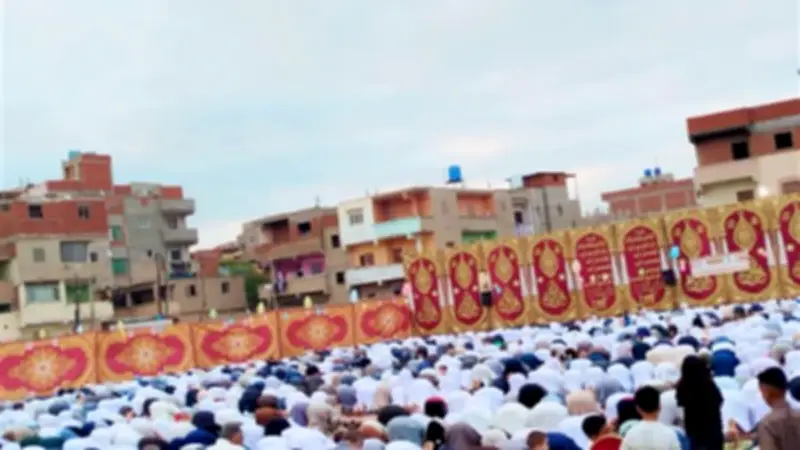 الآلاف يؤدون صلاة عيد الأضحى في ساحات مراكز الشباب والأندية بكفر الشيخ