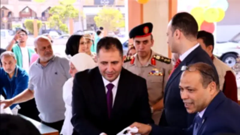 محافظ دمياط يشهد توزيع لحوم عيد الأضحى على الأسر الأولى بالرعاية