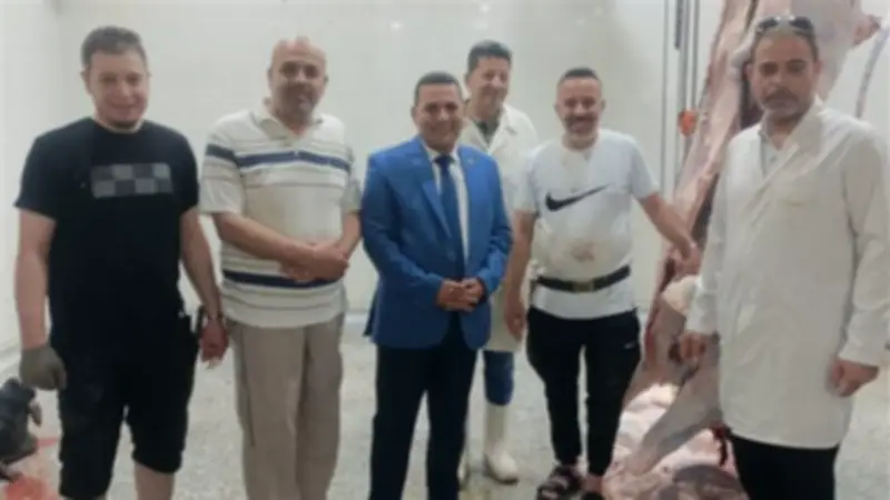 رئيس جامعة مدينة السادات يتفقد التشغيل التجريبي للمجزر الآلي قبل العيد