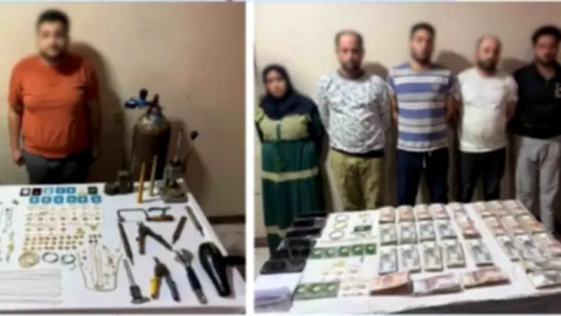القبض على عصابة تبيع جنيهات وسبائك ذهبية مقلدة في السلام