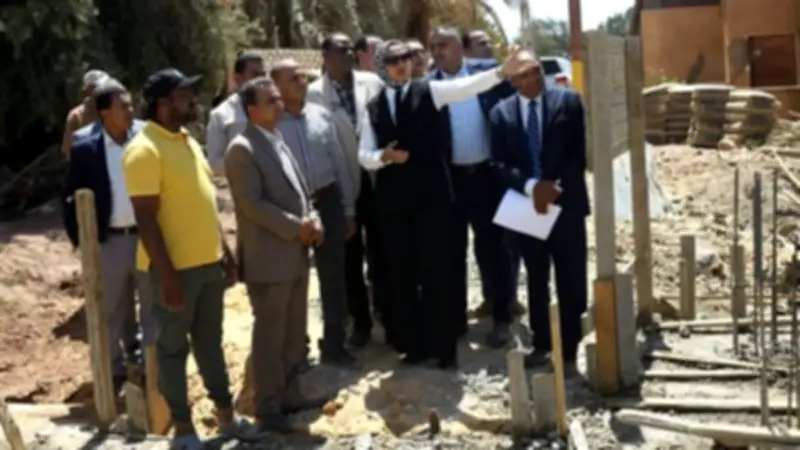 محافظ الوادي الجديد تتابع ذبح الأضاحي بالمجان وتطوير الوحدة البيطرية بالراشدة