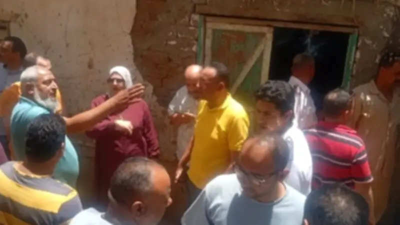 انهيار جزئي لعقار في المنوفية وإجراءات عاجلة لإزالة الخطر