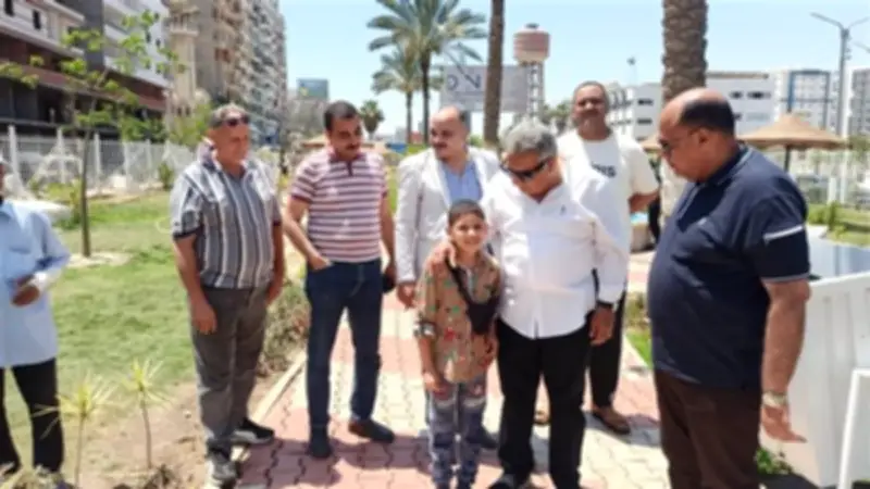محافظ الدقهلية يتفقد حدائق شرق المنصورة ويوجه بتكثيف النظافة والصيانة