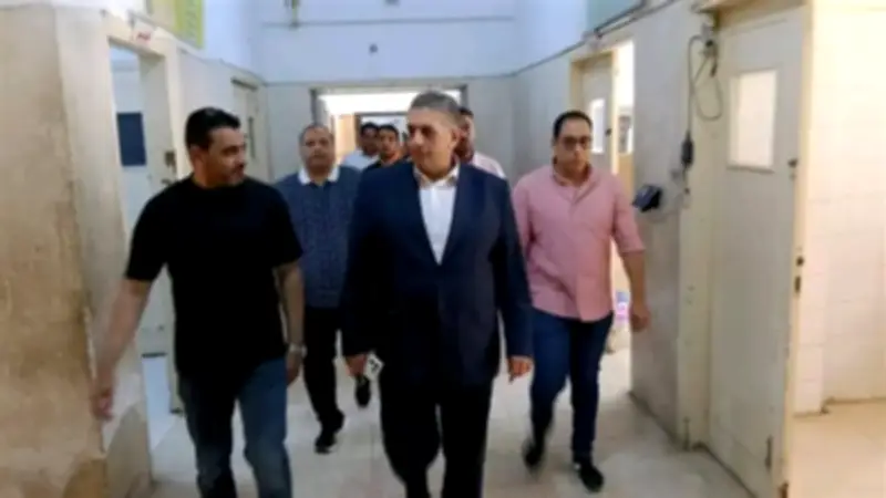 وكيل صحة كفر الشيخ يتفقد مستشفى فوة المركزي في عيد الأضحى