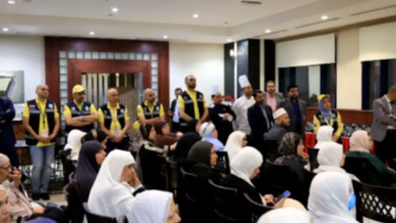 رئيس بعثة حج الجمعيات الأهلية يشهد احتفالية نجاح موسم الحج