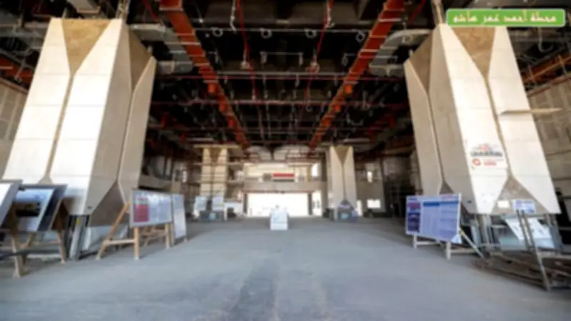 شكل محطة أحمد عمر هاشم بالقطار الكهربائي السريع السخنة العلمين مطروح