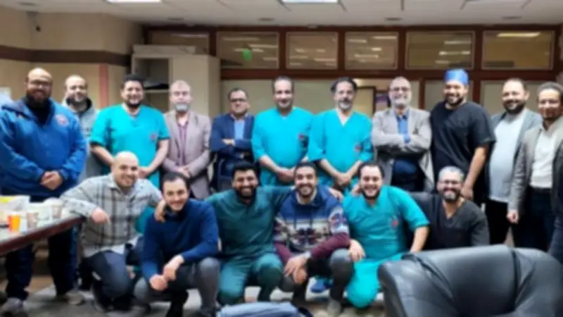 نجاح جراحي بمعهد الكبد القومي بجامعة المنوفية لإنقاذ طفل ليبي من ورم كبدي ضخم