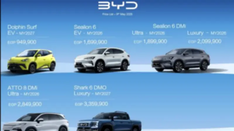 BYD تعلن أسعار بيك أب Shark 6 الكهربائية في مصر بـ 3.36 مليون جنيه