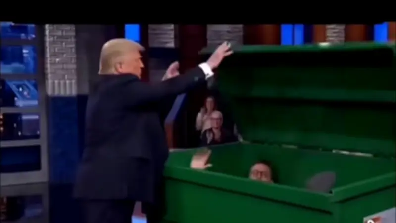 ترامب ينشر فيديو بالذكاء الاصطناعي احتجاجاً على مذيع CBS