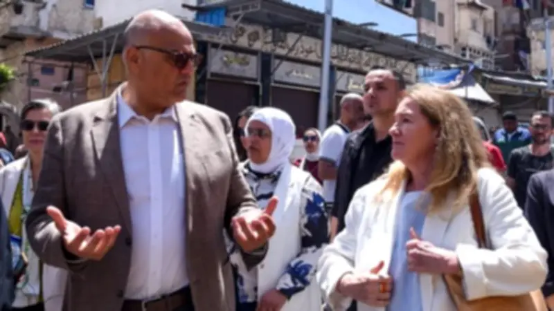 محافظ الإسكندرية ووفد GIZ يتفقدان عمود السواري لبحث تطوير المرحلة الثانية