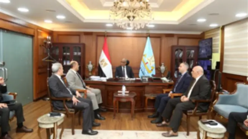 محافظ كفرالشيخ يبحث مع البتروكيماويات إنتاج ألواح MDF من قش الأرز