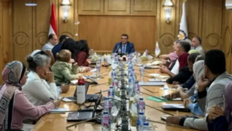 محافظ قنا يناقش مع UNHabitat وUNDP خطة إحياء منطقة دندرة السياحية