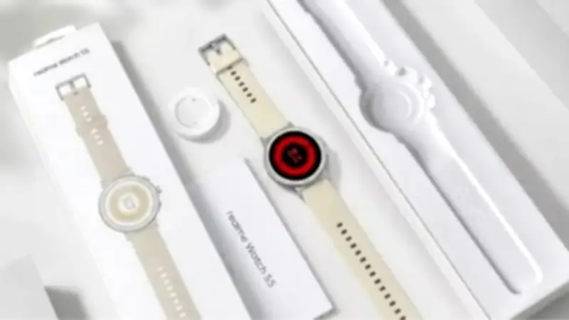 ساعة ريلمي Watch S5 الجديدة: تصميم دائري وشاشة AMOLED وبطارية تدوم 16 يوماً