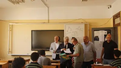 وكيل تعليم الإسماعيلية يصدر 10 توجيهات خلال جولة باللجان الامتحانية