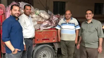 ضبط 1.3 طن لحوم فاسدة في حملة تموينية بالفيوم