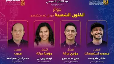 قطاع التعليم والطلاب بجامعة عين شمس يحصد المركز الأول في مهرجان إبداع 14