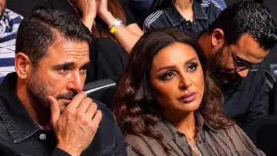 أنغام وأحمد عز يثيران الجدل بعد ظهورهما معاً في حدث رياضي بعد 14 عاماً من الطلاق