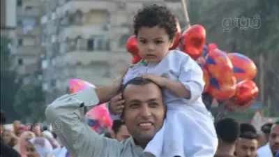 17 صورة لأطفال يخطفون الأنظار في احتفالات عيد الأضحى بمسجد عمرو بن العاص