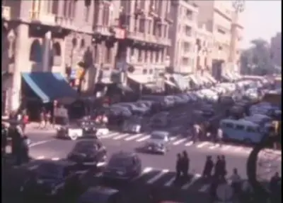 فيديو نادر يوثق شوارع وسط البلد عام 1969 منذ 57 عاماً