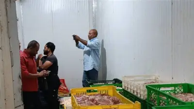 تموين القليوبية يضبط 2 طن دواجن ودهون فاسدة بثلاجة غير مرخصة