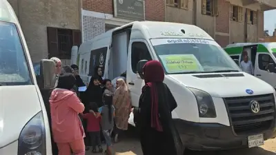 قافلة طبية بالغربية تخدم 2370 مواطناً في صفط تراب ضمن حياة كريمة
