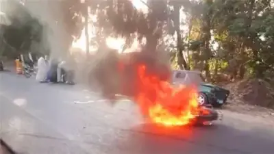 ارتفاع ضحايا انفجار تانك بنزين موتوسيكل في أسيوط إلى 3 وفيات ومصابين