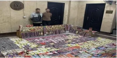 ضبط 3 ملايين قطعة ألعاب نارية قبل بيعها في القاهرة