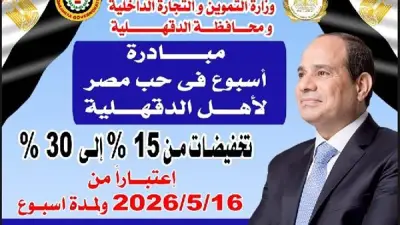 الدقهلية تطلق مبادرة أسبوع في حب مصر بتخفيضات تصل لـ 30%