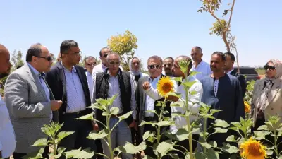 وضع حجر أساس المرحلة الثالثة لمشروع الجوجوبا بالغردقة على 3000 فدان