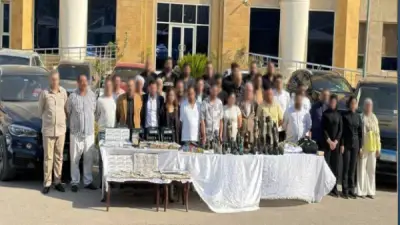 حبس 33 شخصًا في واقعة نصب كبرى عبر بيع أوهام الآثار بأكتوبر