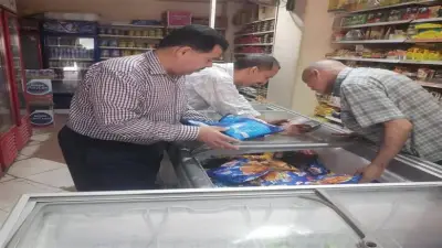 ضبط 412 كيلو لحوم ومنتجات غذائية مخالفة وتحرير 40 مخالفة بالمنيا