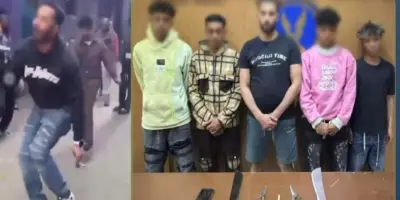 ضبط 5 أشخاص بالجيزة لرقصهم بأسلحة بيضاء في حفل زفاف