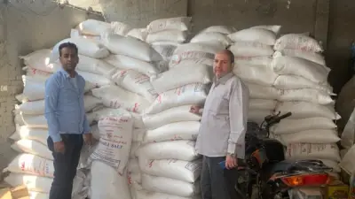 ضبط 5 أطنان ملح ودقيق مجهولي المصدر في حملات تموينية بالشرقية