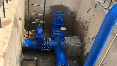 انتهاء تنفيذ خط مياه طرد جديد بقطر 500 مم في مدينة الشروق