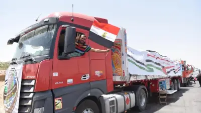 وزير التموين: 65 طنا من المساعدات لغزة عبر 25 شاحنة ضمن القافلة 18